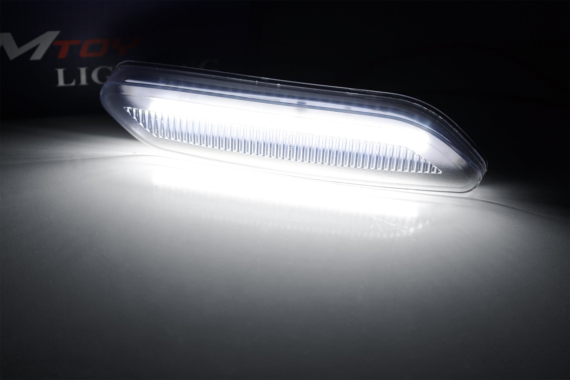 Clear Lens White LED Fender Side Marker Blinker Lights for MINI Cooper R60 R61 - Enhanced Visibility & Style Upgrade for Night Driving & Custom Car Mods