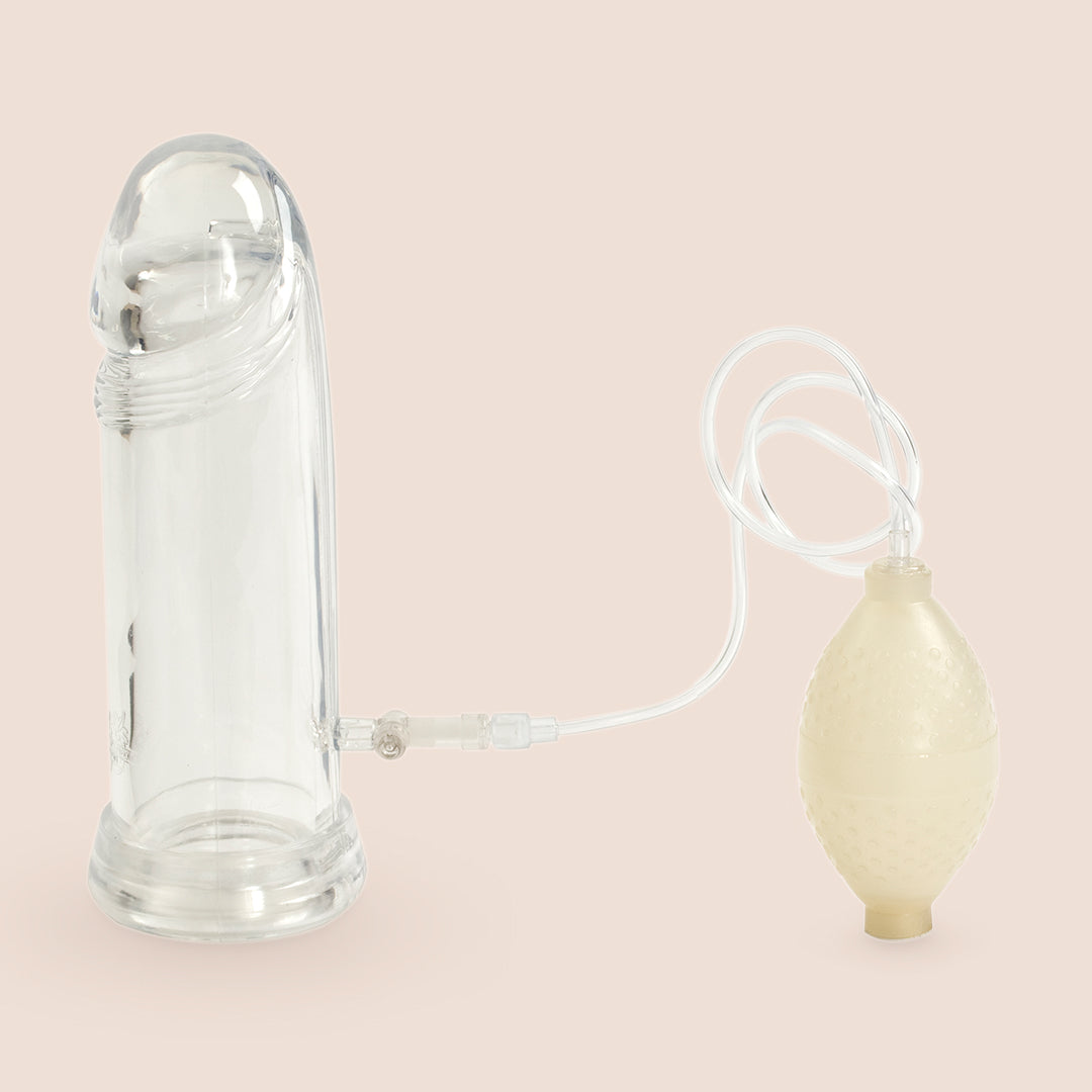 P3 Penis Pump for Men - Flexible PVC Body & Comfortable Interior Sleeve - Enhance Performance & Intimacy in Bedroom or Private Use