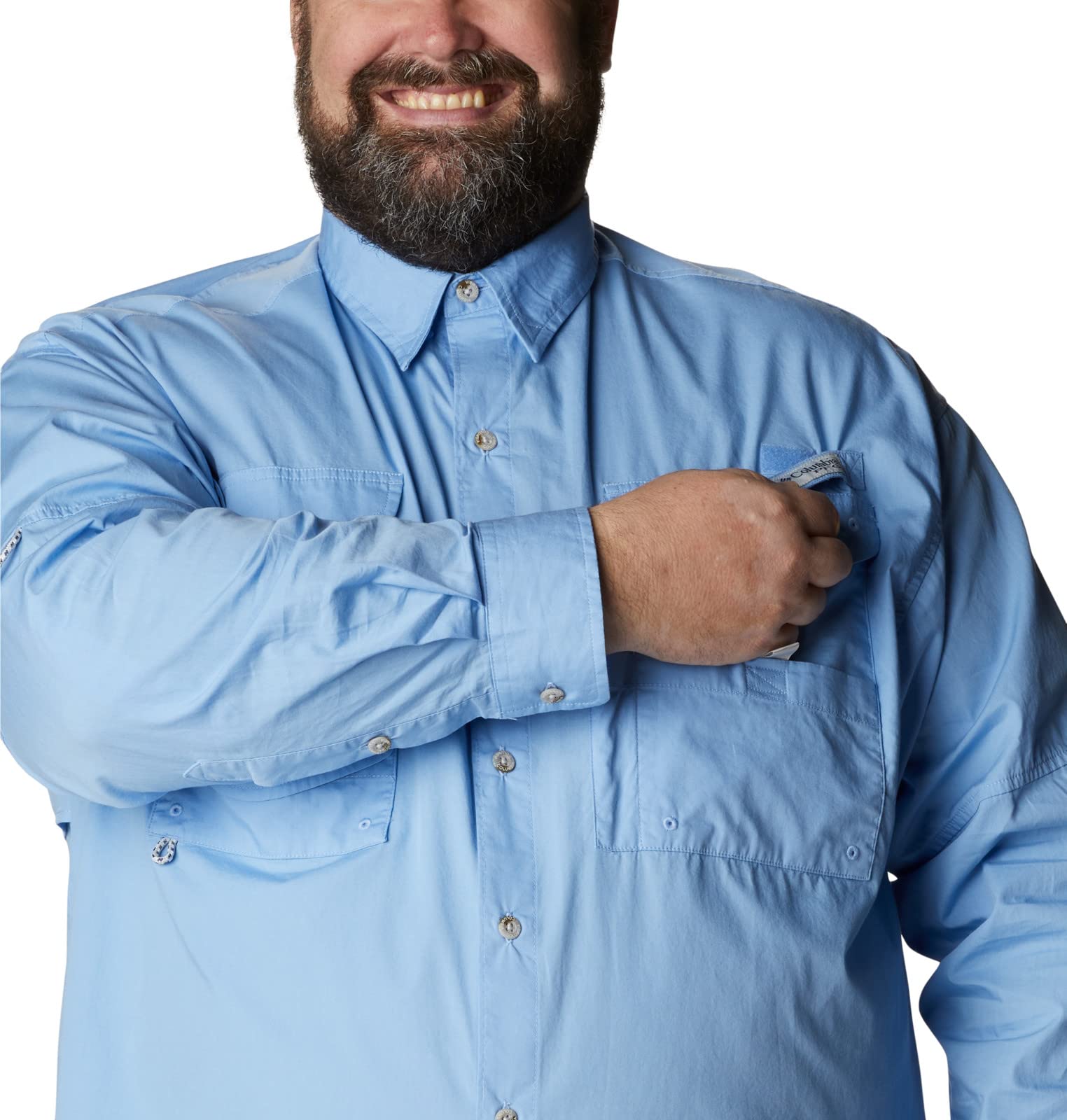 Columbia Men's Bonehead Long Sleeve Shirt - UPF 50+ Sun Protection, Moisture-Wicking & Breathable for Hiking, Camping & Outdoor Adventures