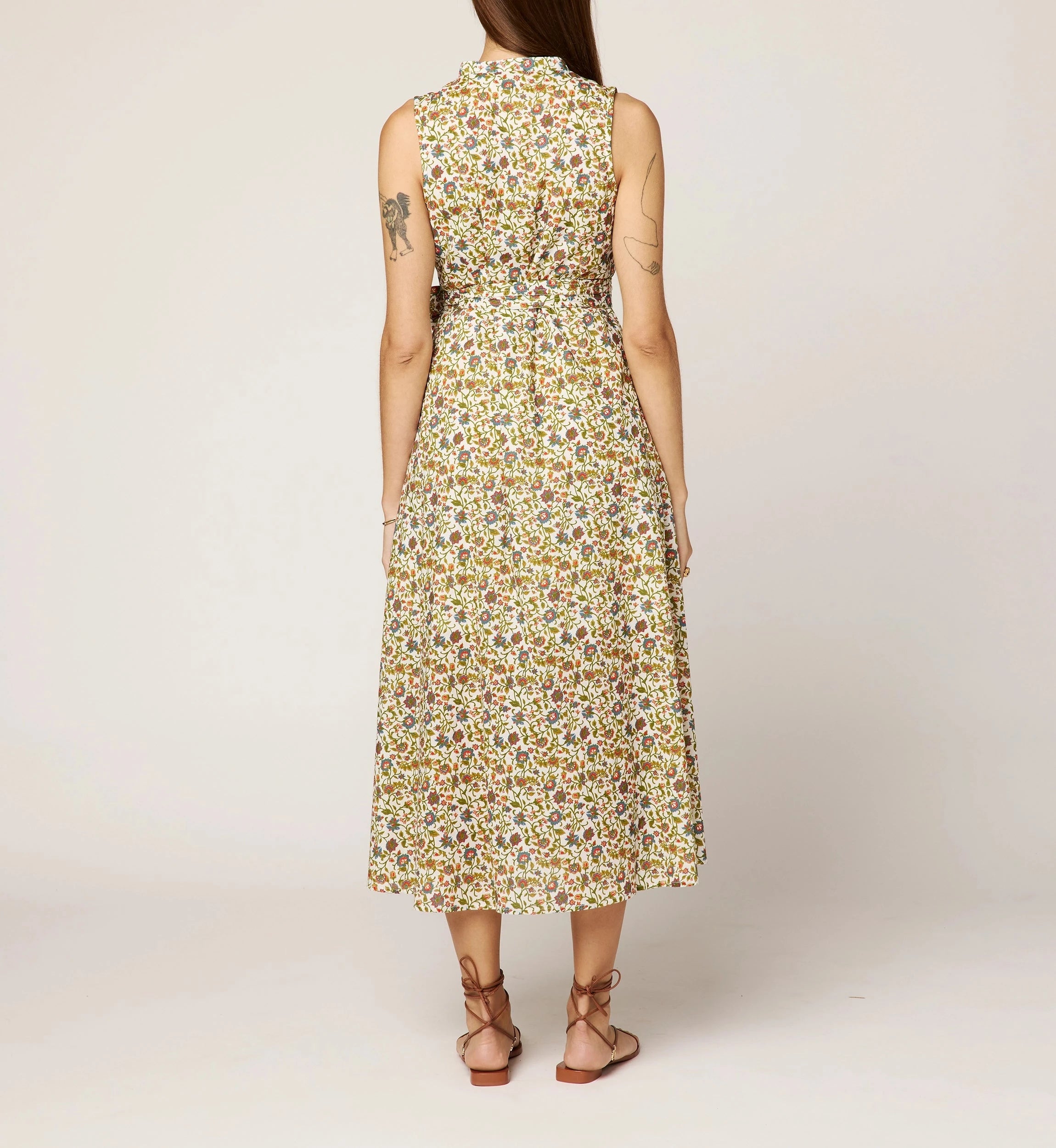 Cheyenne Midi Dress | Floral Print Summer Dress for Women | Perfect for Beach Vacations, Date Nights & Garden Parties