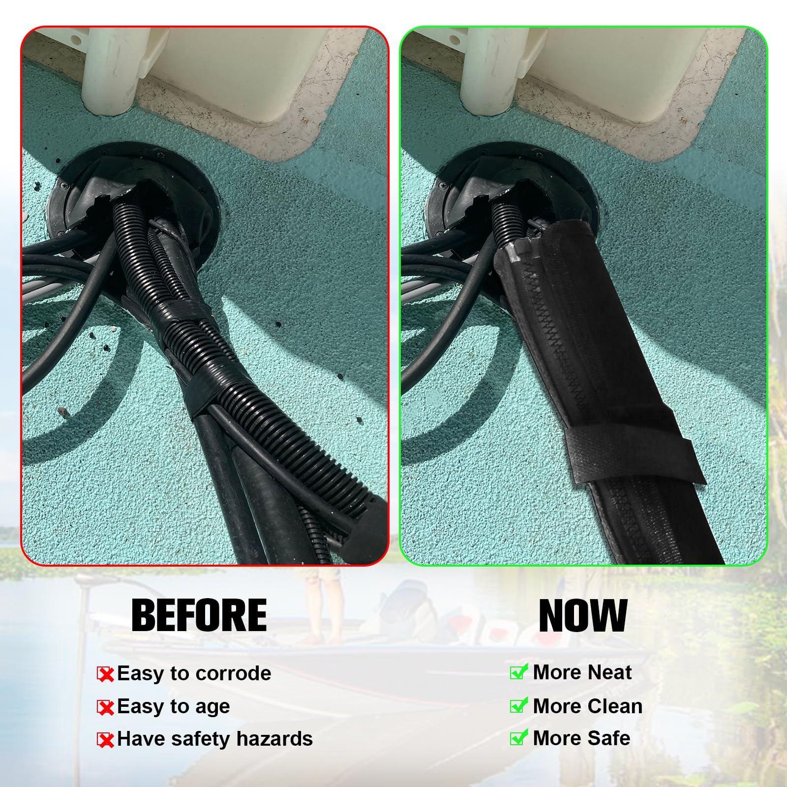 Trolling Motor Cable Sleeve - 48