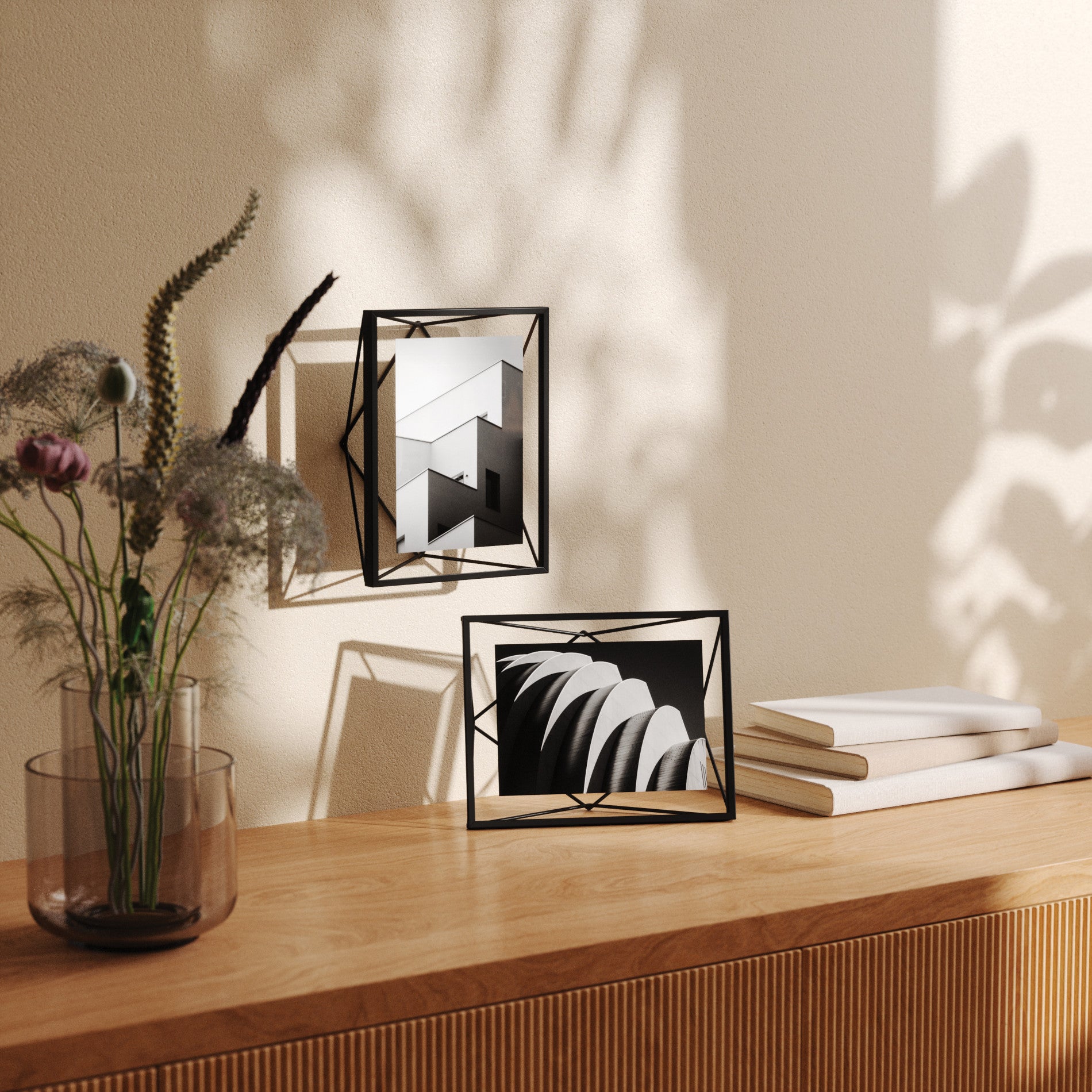 Prisma Picture Frame - Elegant Modern Photo Display for Wall & Tabletop - Perfect for Home Decor, Office, and Gift Giving