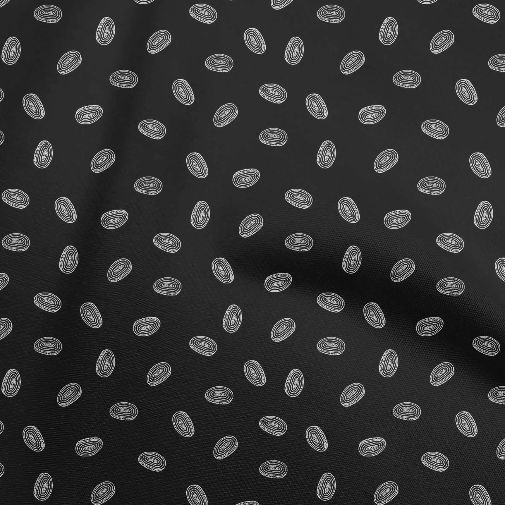 oneOone Rayon Black Onion Print Fabric - 56 Inch Wide Sewing Material for DIY Clothing, Dresses & Home Decor | Premium Quality by The Yard