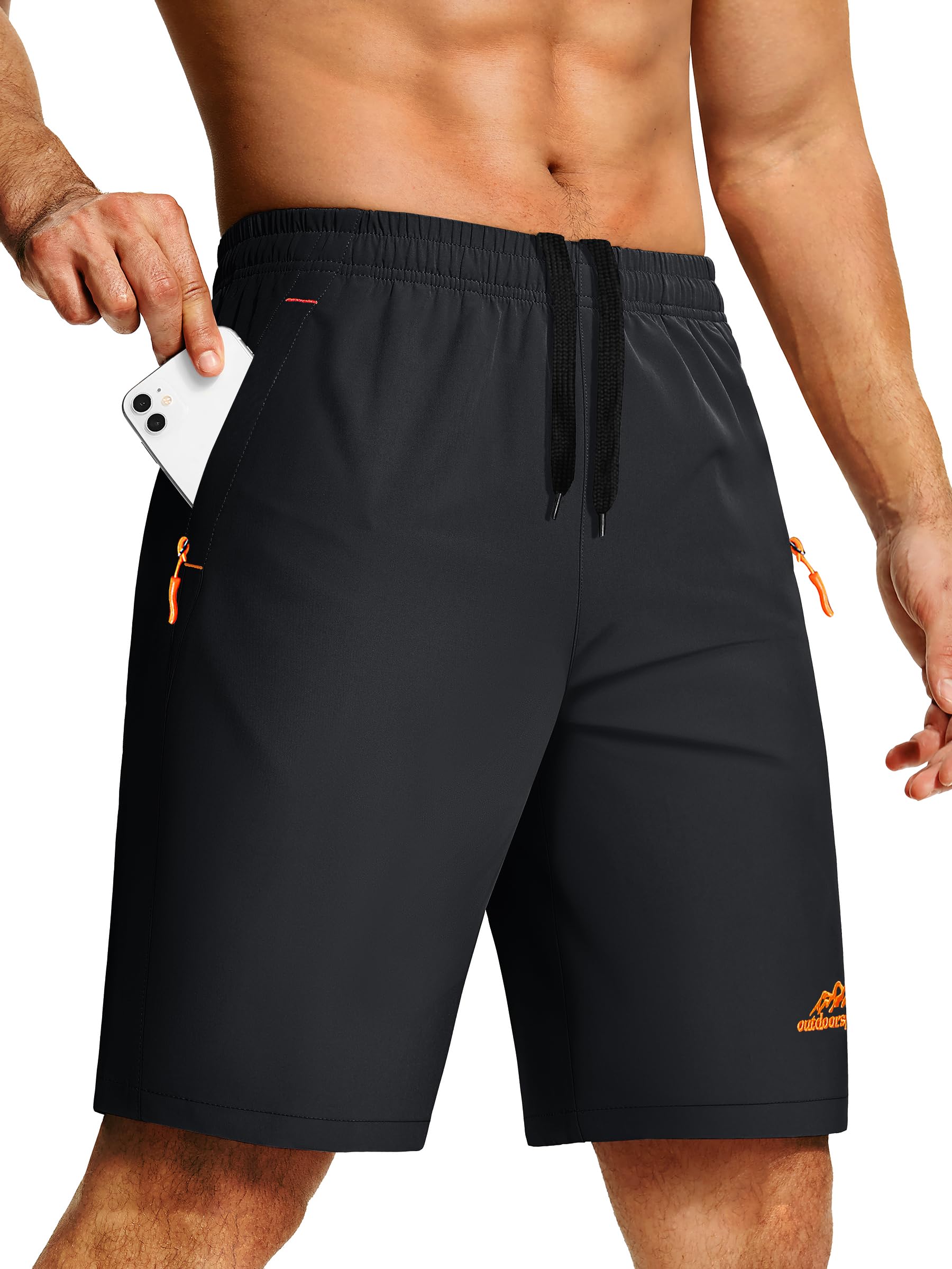 TACVASEN Men's Running Shorts 9