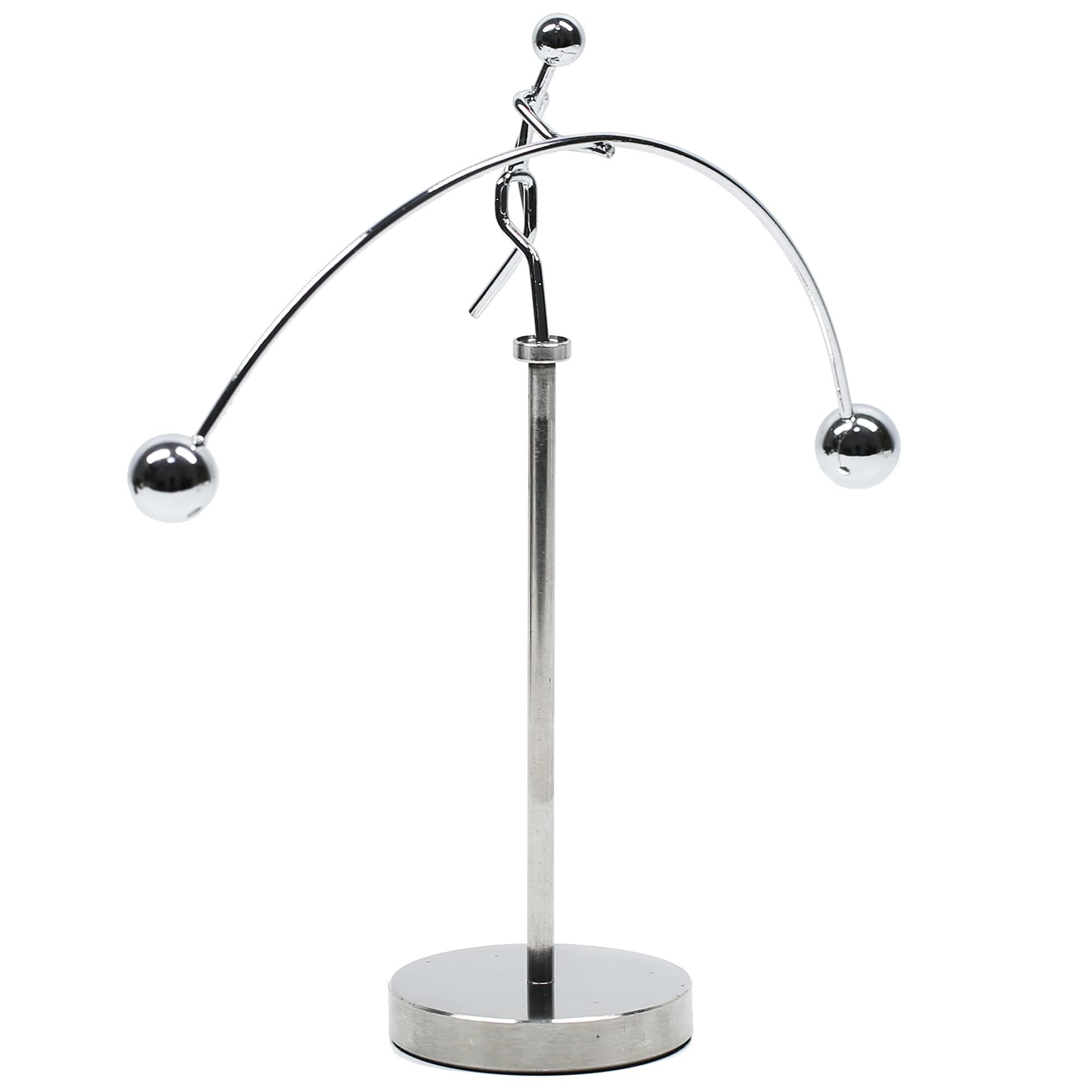 Magictech Steel Balance Toy - Kinetic Art Desk Decor for Home & Office | Stress Relief & Focus Tool | Science Psychology Gift for Adults & Kids (PH03-PH05)