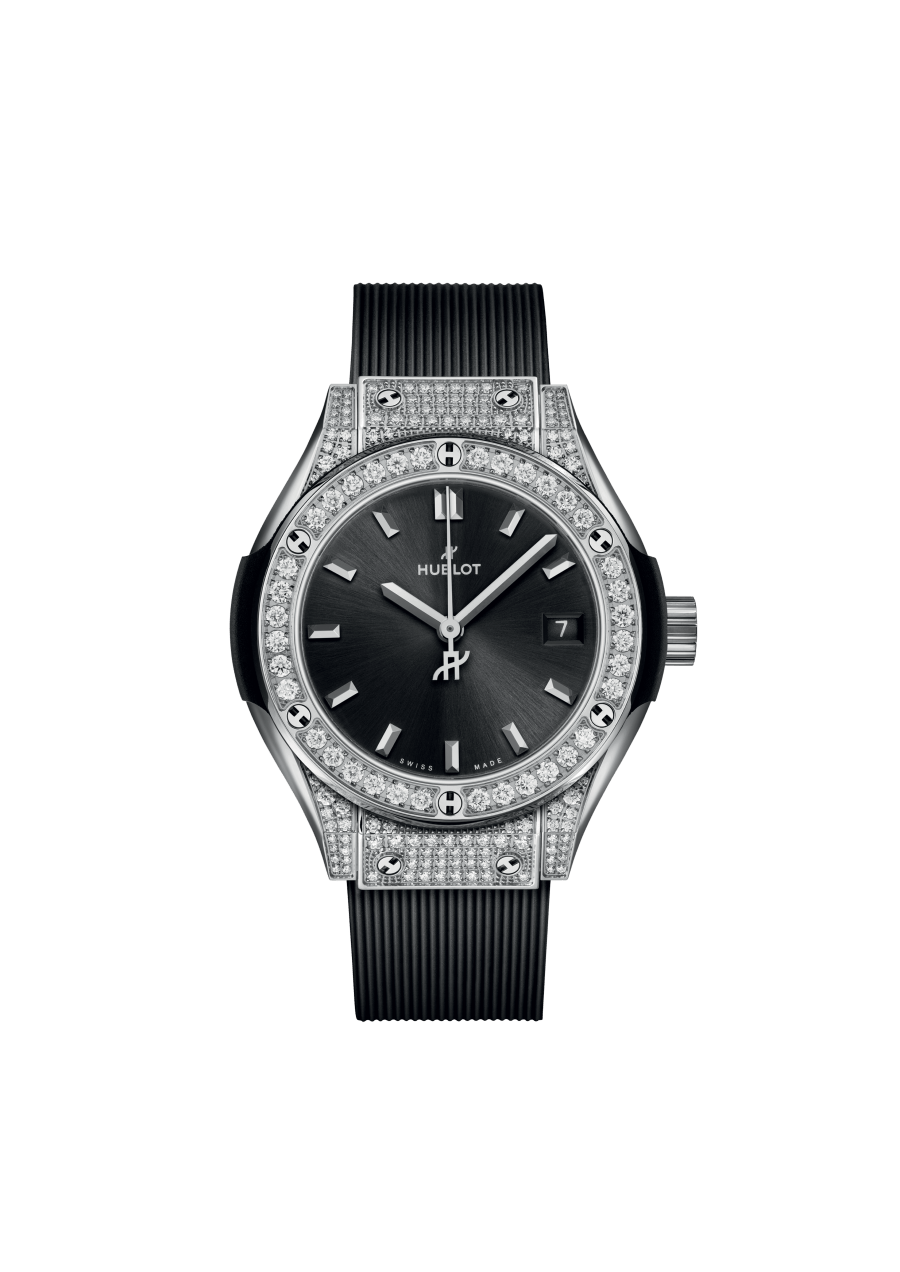 Hublot Classic Fusion Titanium & Diamonds Unisex Watch - Luxury Swiss Timepiece for Men & Women | Perfect for Business, Gifting & Special Occasions