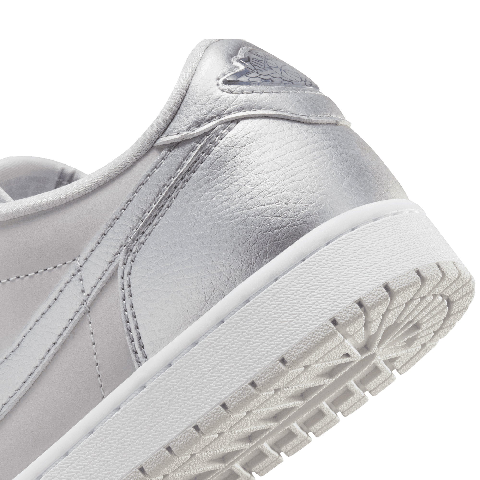 Air Jordan 1 Low OG 'Metallic Silver' Sneakers (2024) - Men's Basketball Shoes for Casual Wear & Street Style Fashion