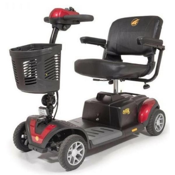 Golden Technologies Buzzaround XLHD 4-Wheel Travel Mobility Scooter GB147H - Lightweight Folding Electric Scooter for Adults & Seniors, Perfect for Shopping, Travel & Outdoor Activities