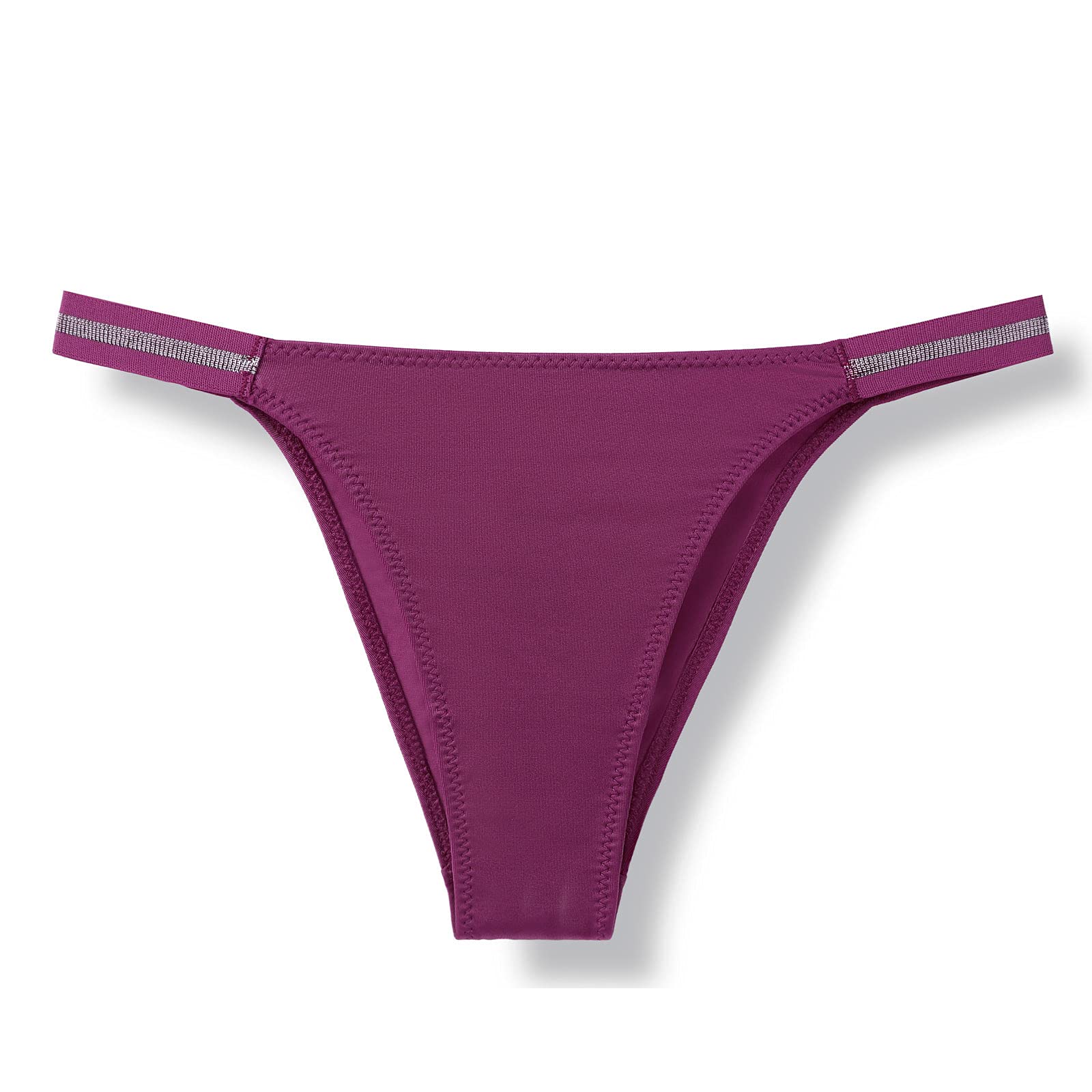 Sexy Low-Rise Thong Underwear for Women - Sheer Lingerie Panties with Lace Trim for Date Night & Special Occasions