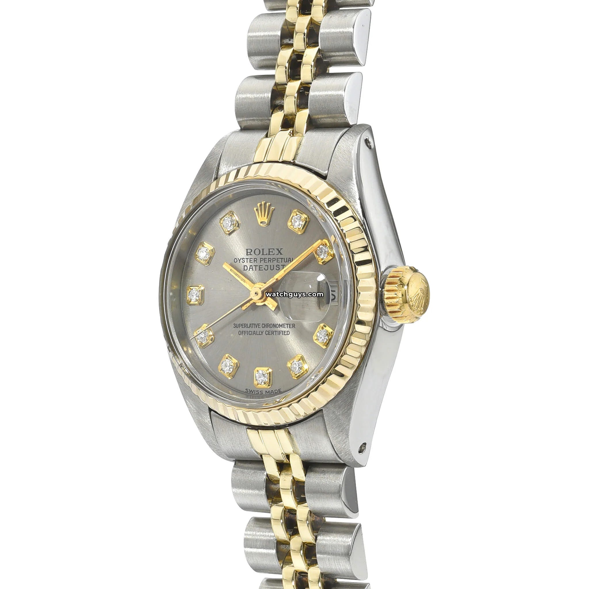 Authentic Rolex Datejust 6917 Silver Diamond Watch - Luxury Swiss Timepiece for Men & Women - Perfect for Formal Events, Business Meetings & Special Occasions