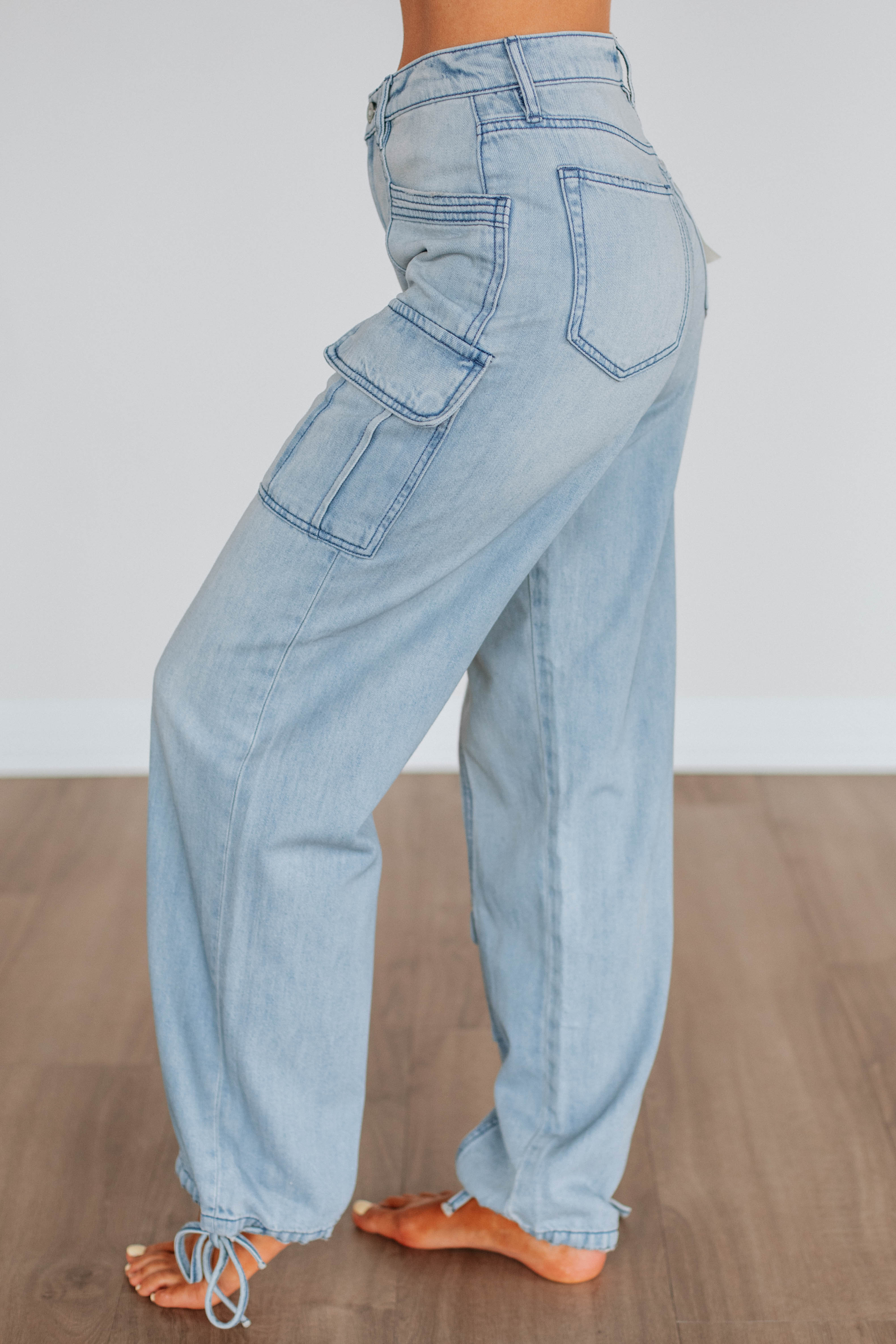 Alyx Hidden Cargo Jeans - Light Wash Denim Pants for Men | Streetwear Fashion, Casual Wear & Urban Style