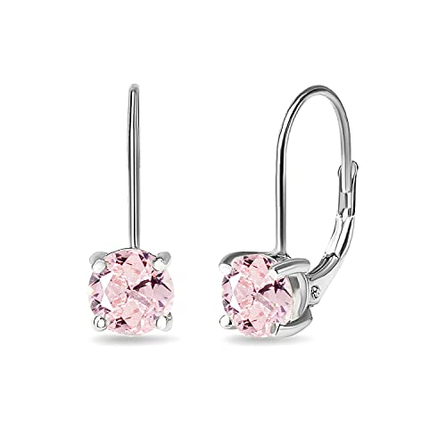 Simulated Morganite - Silver