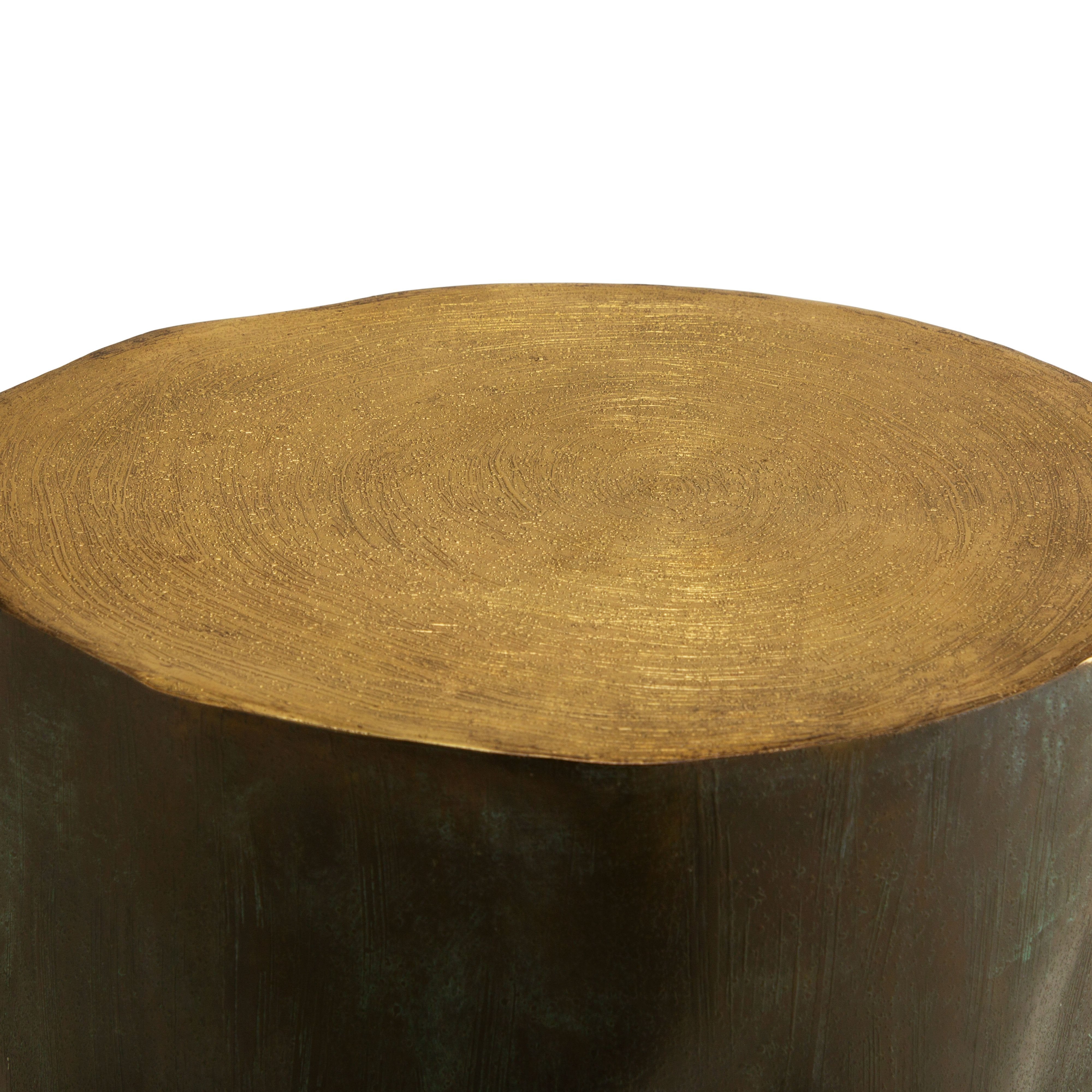Handcrafted Wooden Etched Stool - Unique Boho Home Decor Accent Piece for Living Room, Bedroom or Patio