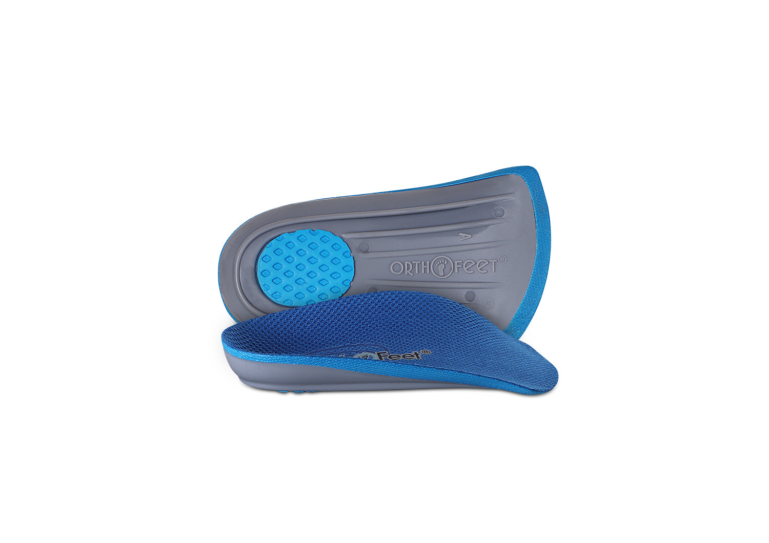 Women's 3/4 Length Cushioned Shoe Insoles - Arch Support & Comfort for Heel Pain Relief - Perfect for Running, Walking & Everyday Wear