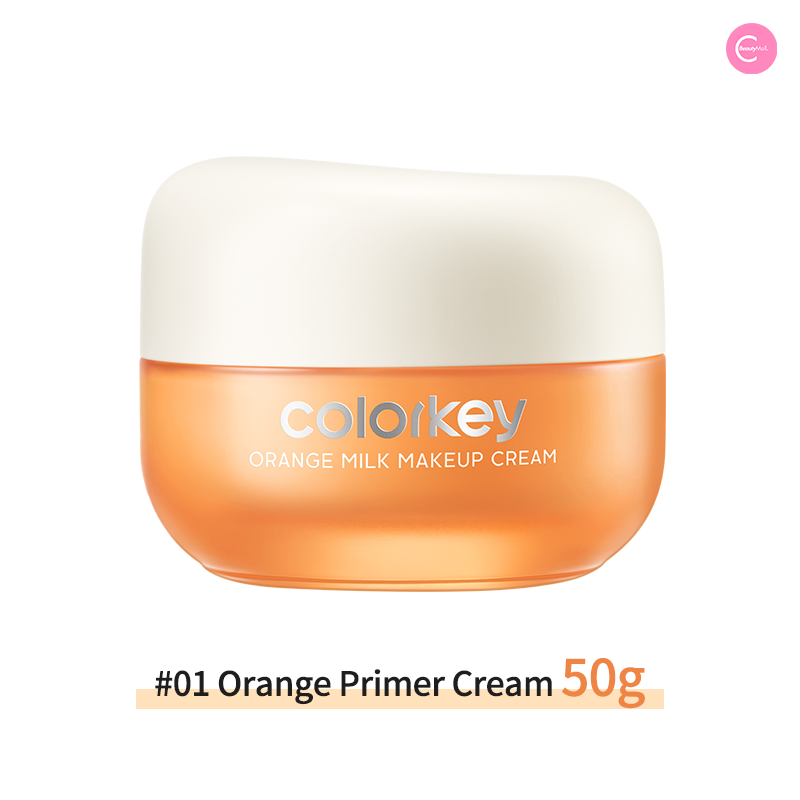 Colorkey Orange Glow Primer Cream - Brightening & Hydrating Face Base Makeup for Flawless Skin | Perfect for Daily Wear & Special Occasions