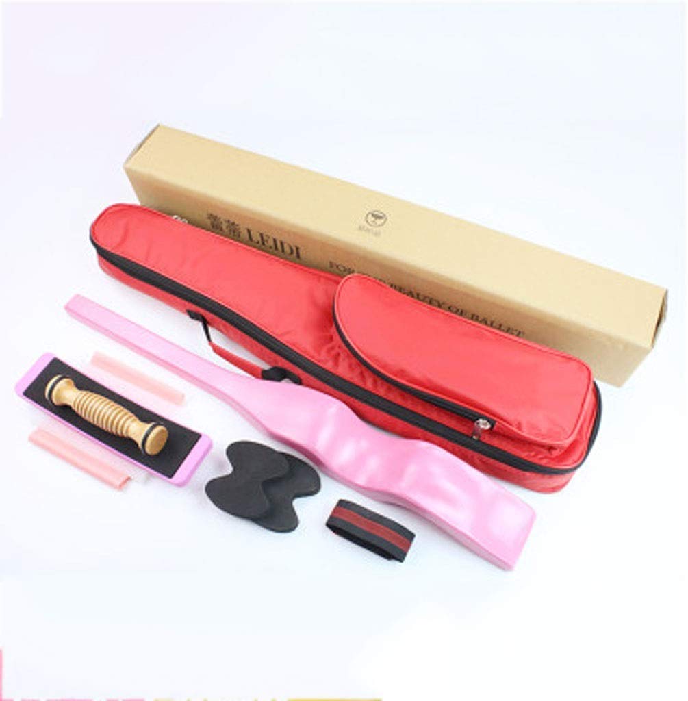 YFMMM Ballet Foot Stretcher with Massage Bar - ABS Dance Arch Enhancer & Spin Board for Ballet, Gymnastics, Yoga - Pink - Improve Flexibility & Strength for Dancers & Athletes