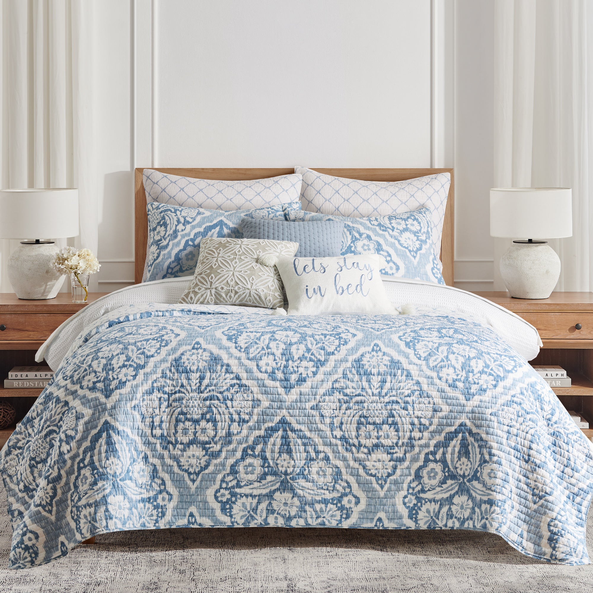Becker Euro Sham Pillowcase Set of 2 - Premium 100% Cotton Decorative Square Pillow Covers for Sofa, Bed & Couch - Home Decor & Living Room Accessories