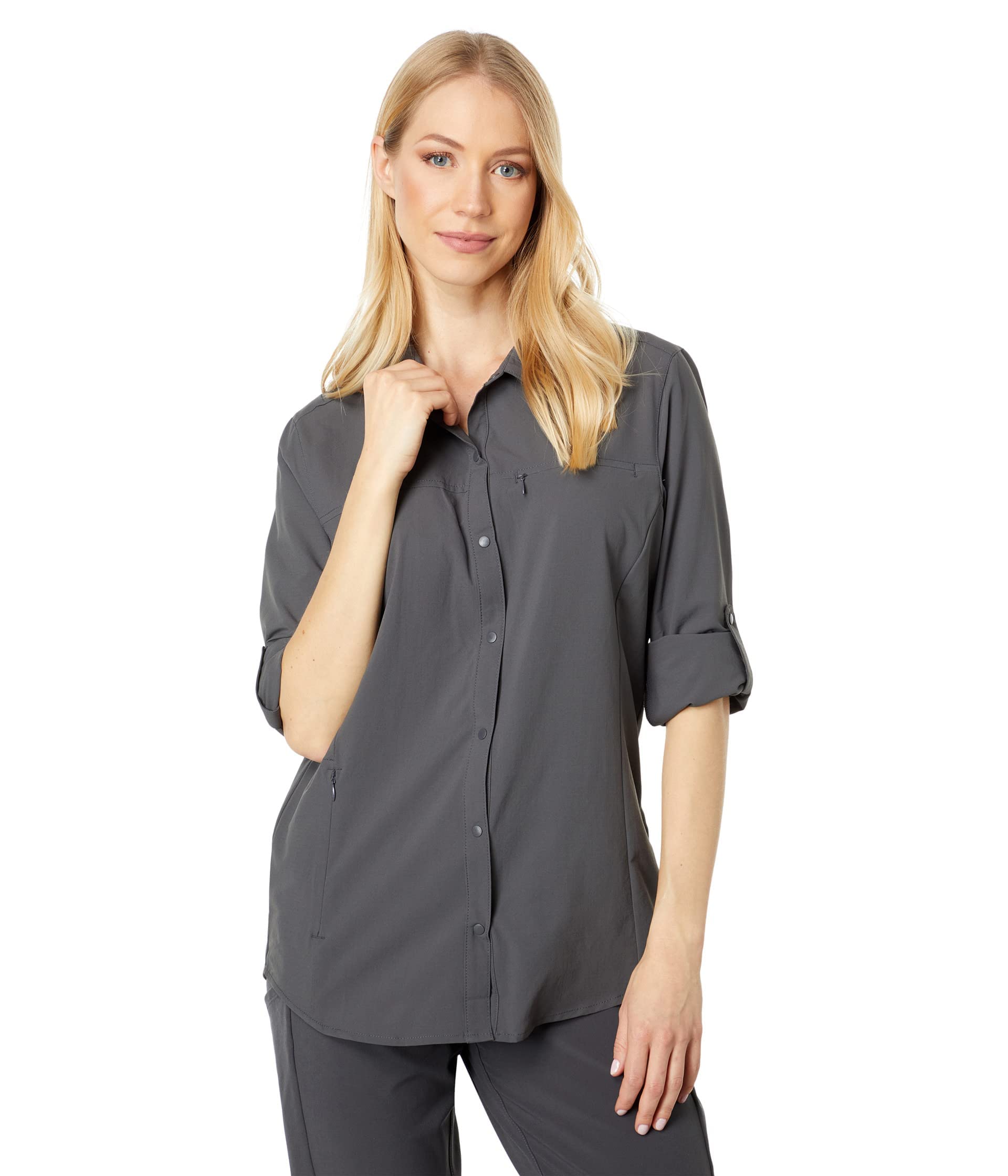 Royal Robbins Expedition Pro Long Sleeve Shirt for Women - Moisture-Wicking Hiking & Outdoor Adventure Shirt with UPF Protection