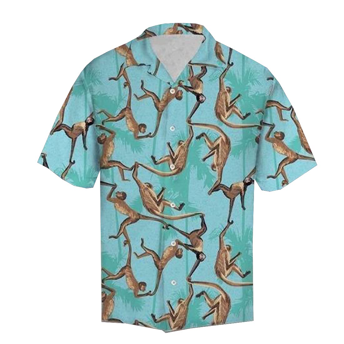Wild Animal Print Hawaiian Shirts for Men - Short Sleeve Button Down Tropical Shirt with Exotic Animal Designs | Perfect for Beach Vacations, Summer Parties & Casual Wear