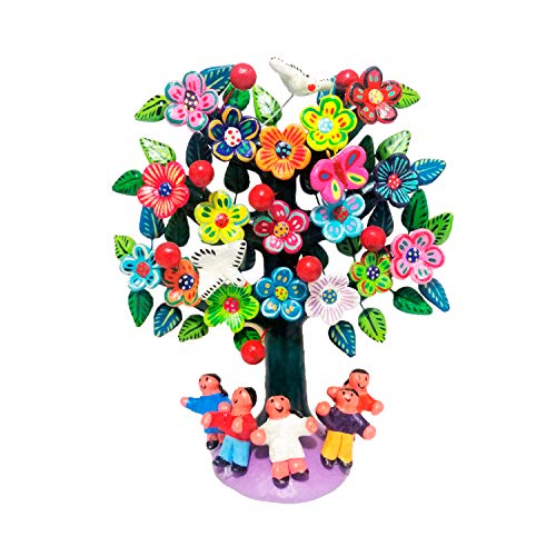 Handmade Betus Clay Tree of Life - Small Decorative Sculpture for Home, Office & Meditation Spaces | Perfect Gift for Yoga & Spiritual Decor
