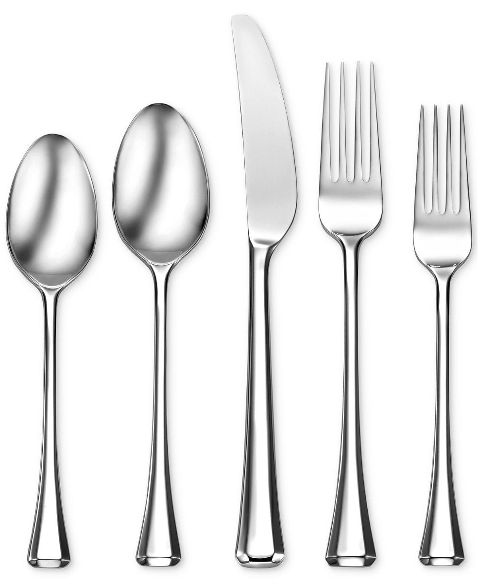 Faceta 20-Piece Stainless Steel Flatware Set - Knives, Forks & Spoons for 4 People - Elegant Dining Utensils for Home, Restaurant & Wedding Use