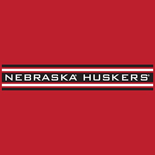 Huskers Horiz Stripe - Red
