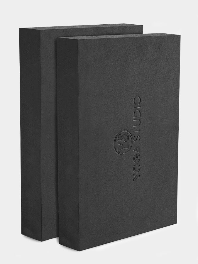 Premium EVA Yoga Blocks Twin Pack - Non-Slip, High Density Foam for Yoga, Pilates & Fitness - Ideal for Home, Studio & Travel Use
