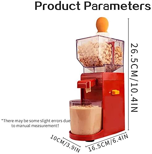 Electric Peanut Butter Maker & Grain Grinder Machine - Easy to Use for Coffee, Corn, Peanuts, Cashews, Hazelnuts - Perfect for DIY Nut Butter, Baking & Healthy Snacks at Home