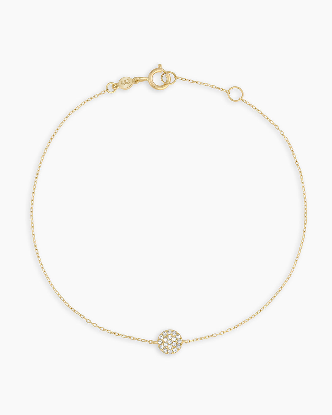 Elegant Diamond Pavé Bracelet for Women - 14K Gold Plated Sparkling Tennis Bracelet - Perfect for Weddings, Anniversaries & Special Occasions