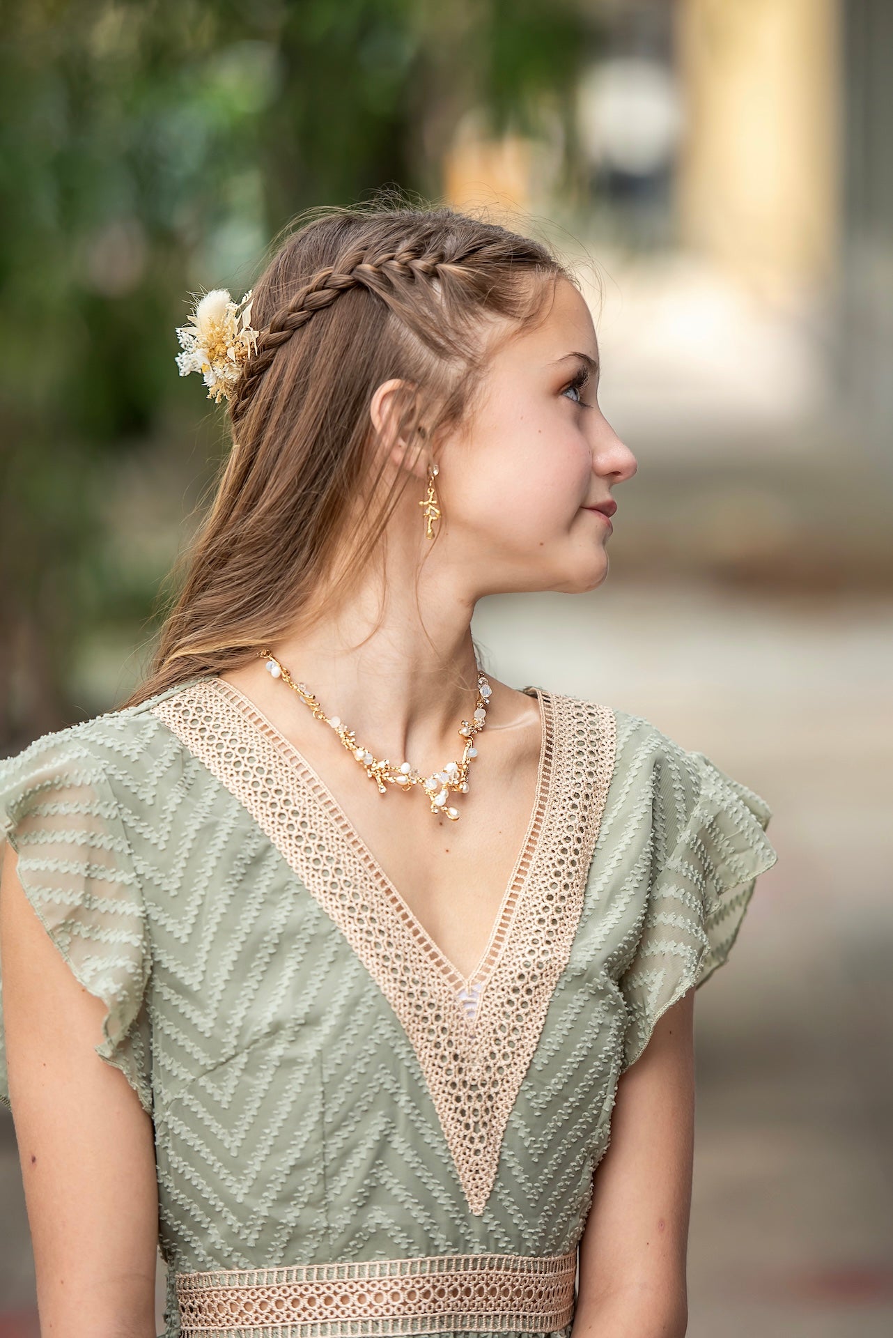 Transcendental Necklace and Earring Set - Elegant Jewelry for Women, Perfect for Weddings, Parties, and Special Occasions
