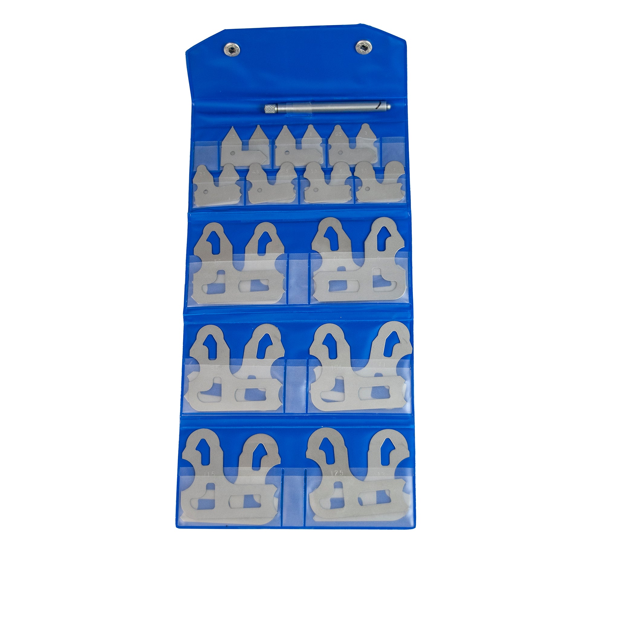26 Piece Metric Radius Gauge Set - Precision Measuring Tools for Metalworking, Woodworking & Engineering Projects | Perfect for Machinists, Welders & DIY Enthusiasts