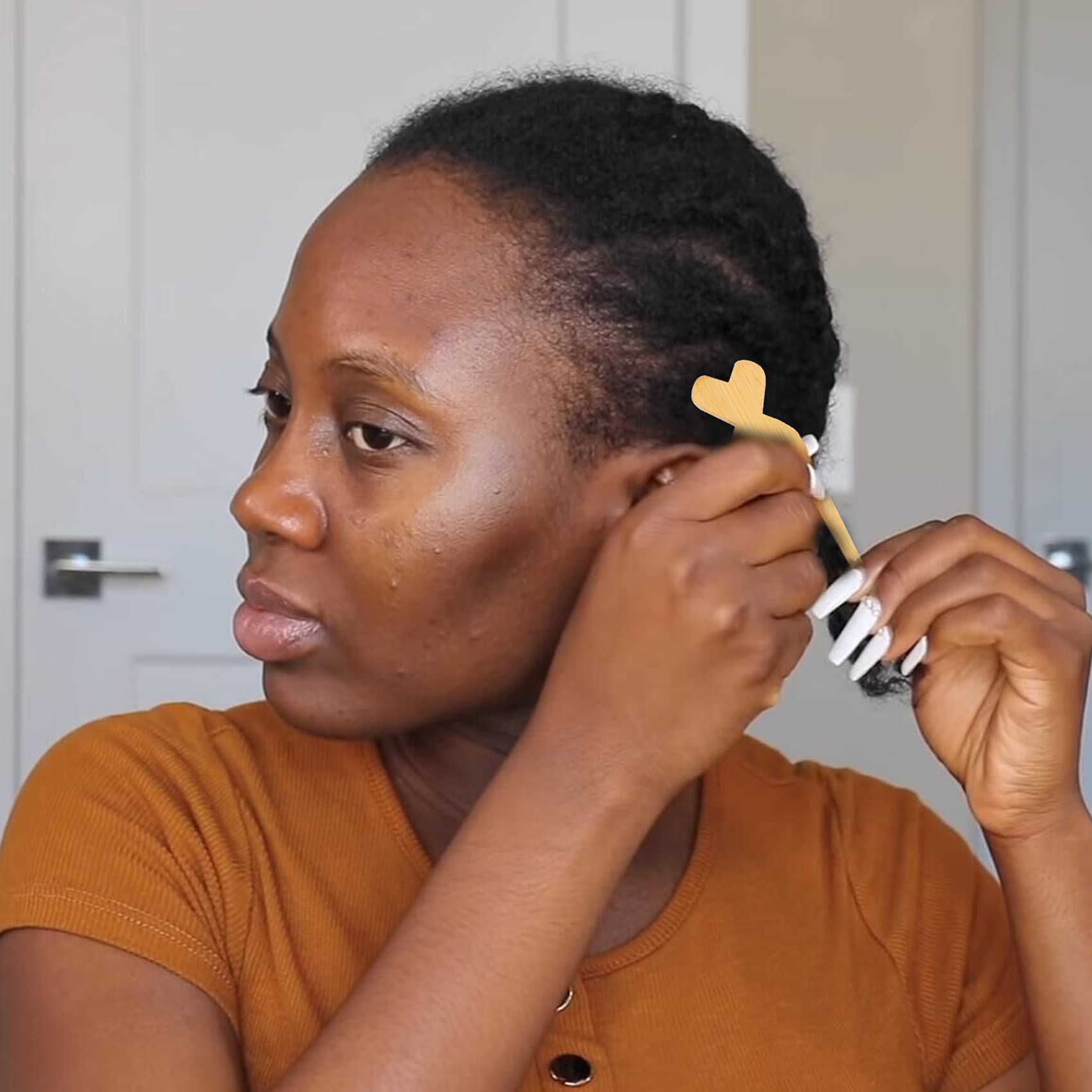 Wide Tooth Afro Pick Comb for Curly Hair - 3 Prong African Hair Comb for Natural Black Hair Care & Styling | Perfect for Detangling, Shaping Afro & Protective Hairstyles