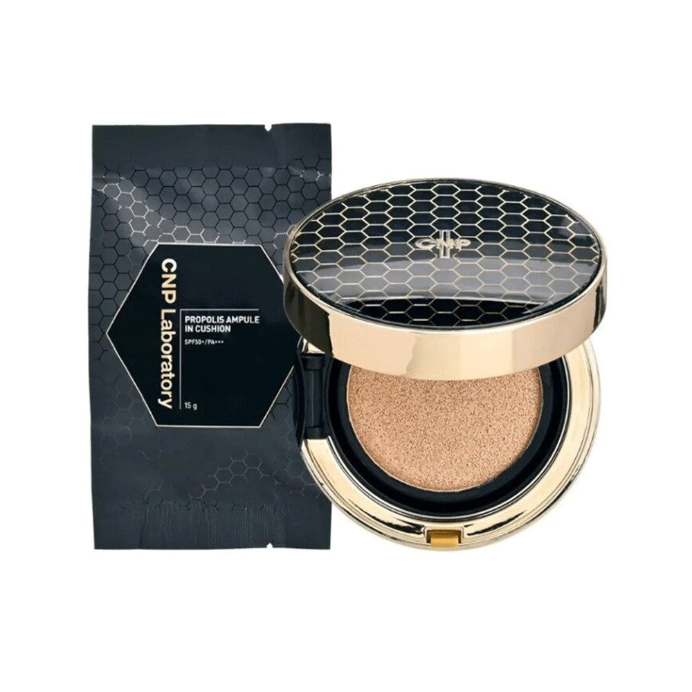 CNP Laboratory Propolis Ampoule Cushion Refill 15g - Hydrating & Brightening Korean Skincare for Glowing Complexion | Perfect for Daily Makeup Base & Skin Rejuvenation