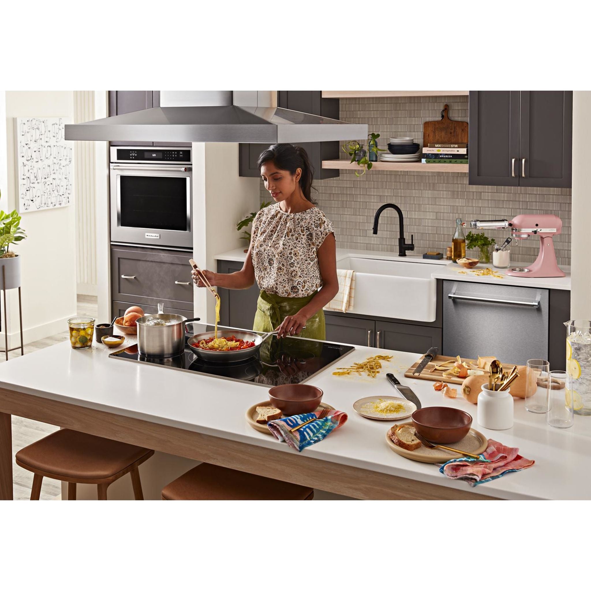 KitchenAid KCIG550JSS 30-Inch Stainless Steel Gas Cooktop - 5 Sealed Burners, Easy-Clean Surface for Modern Kitchens | Perfect for Home Cooking, Baking & Entertaining