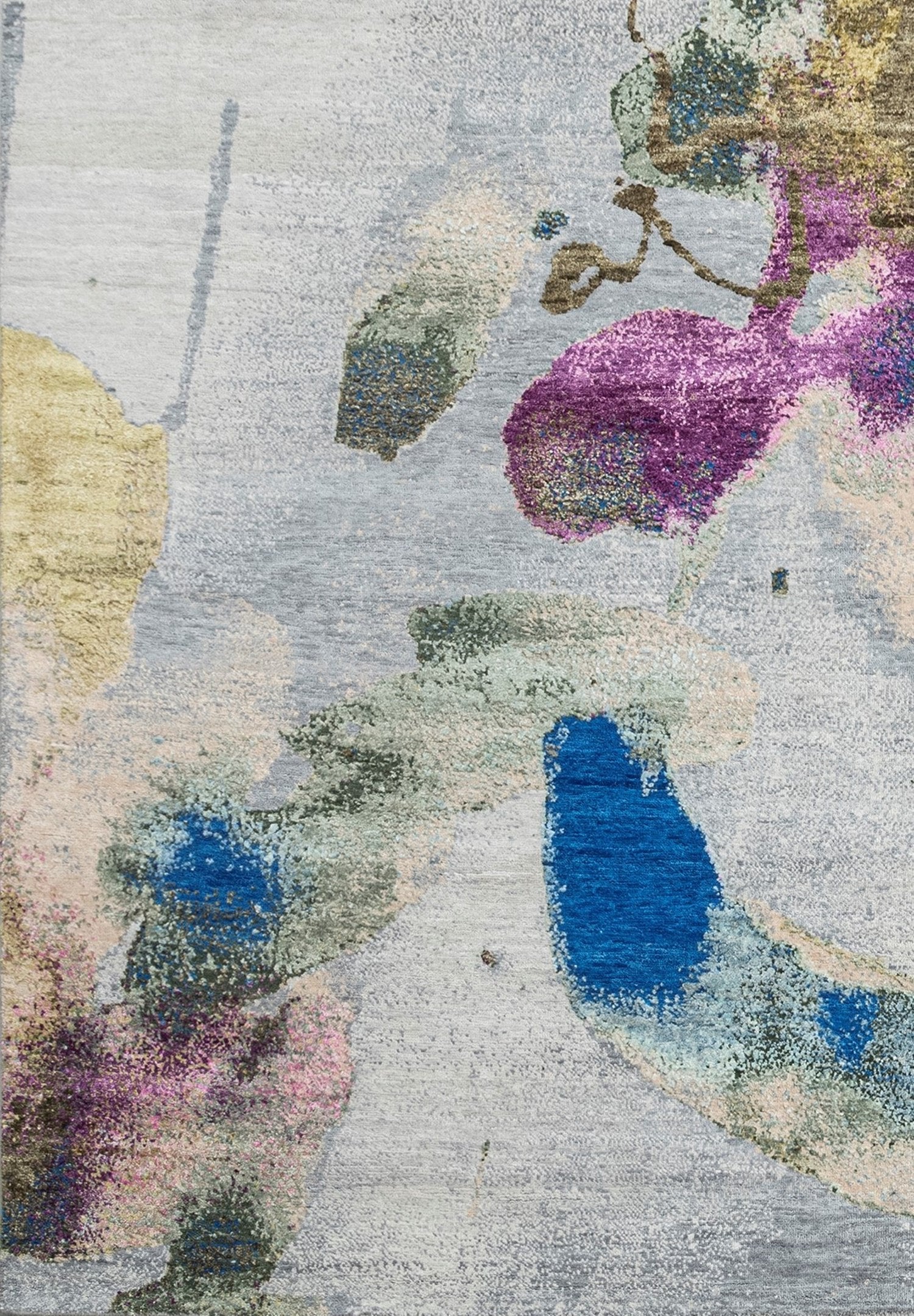 Handwoven Contemporary Aquarium Design Area Rug - J70590 - Perfect for Living Room, Bedroom, or Office Decor
