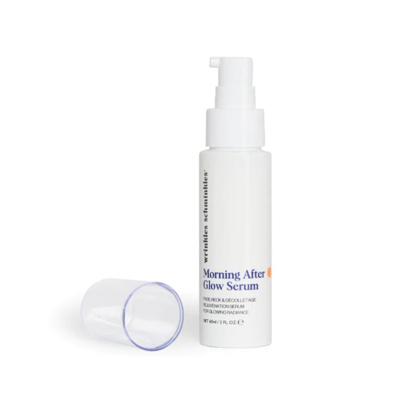 Wrinkles Schminkles Morning After Glow Serum 60ml - Anti-Aging Face Serum for Wrinkles & Fine Lines - Perfect for Nighttime Skincare Routine & Morning Glow