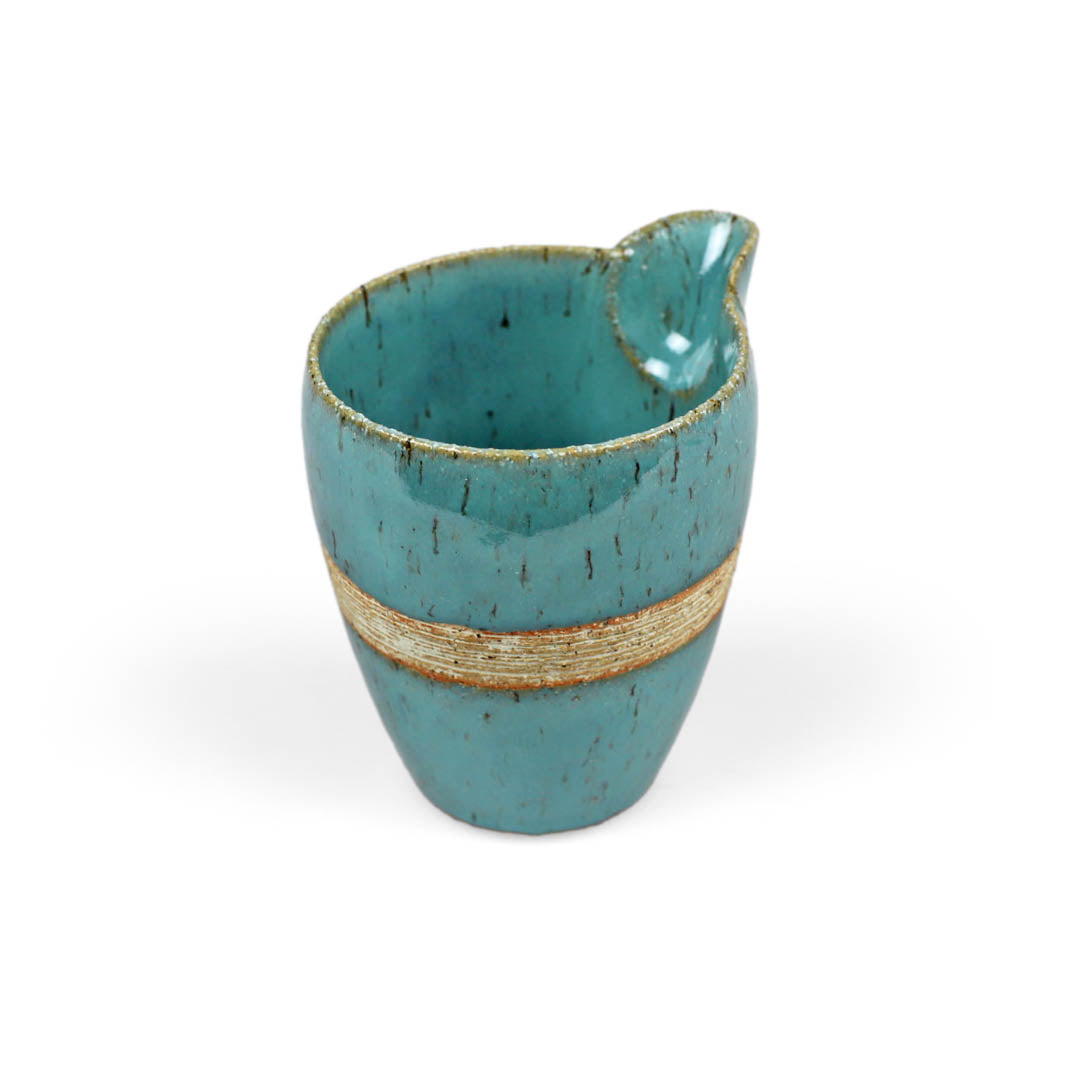 Kinyo Turquoise Blue Ceramic Sake Set - Traditional Japanese Tokkuri Sake Server with 10 oz Capacity - Perfect for Sushi Nights & Asian Dining