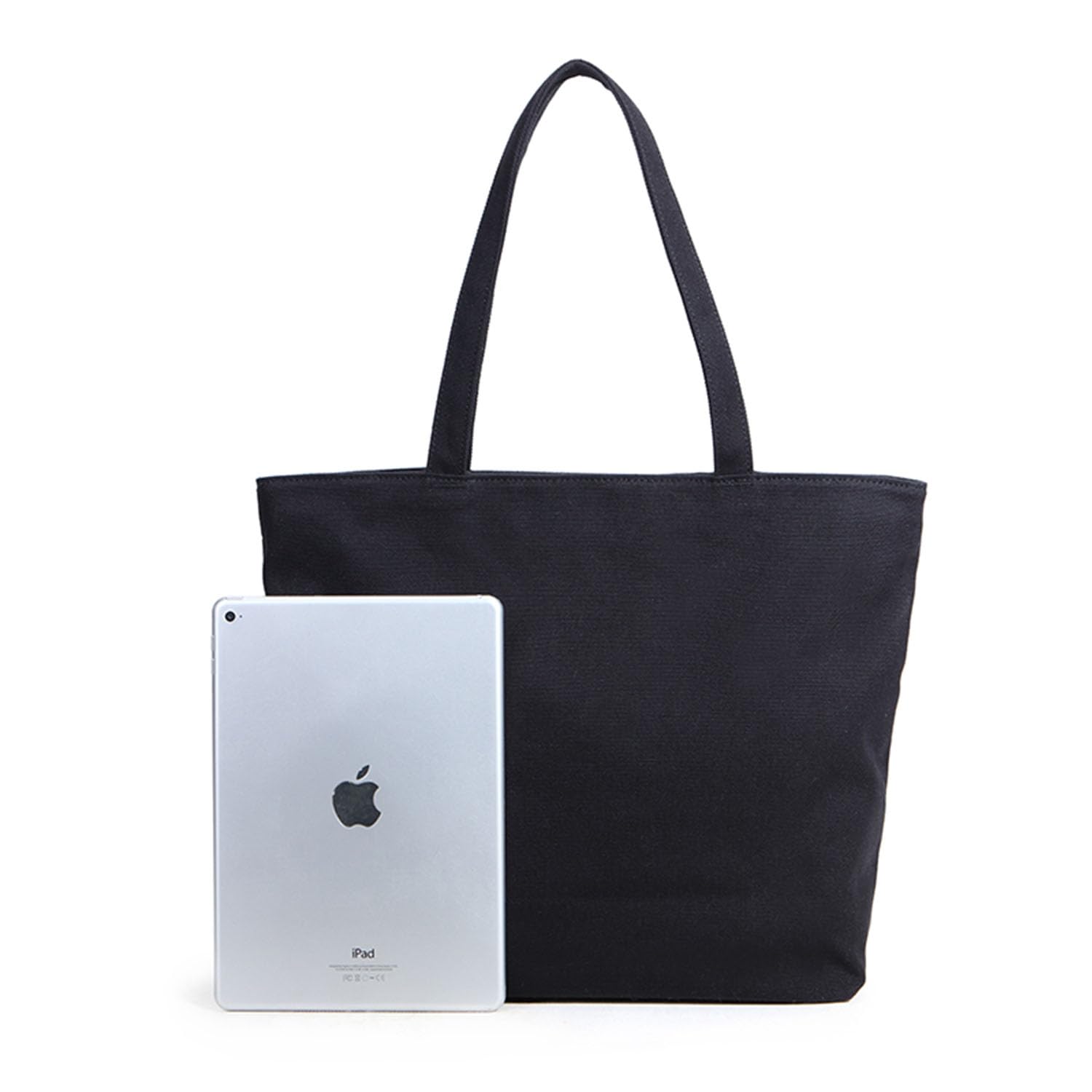 Women's Cotton Canvas Tote Bag - Stylish Shoulder Handbag for Travel, Shopping & Everyday Use | Durable & Lightweight Purse for Work, Beach & Casual Outings