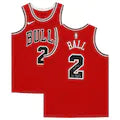Lonzo Ball Chicago Bulls Autographed Red Nike Swingman Jersey - Signed NBA Basketball Jersey with 