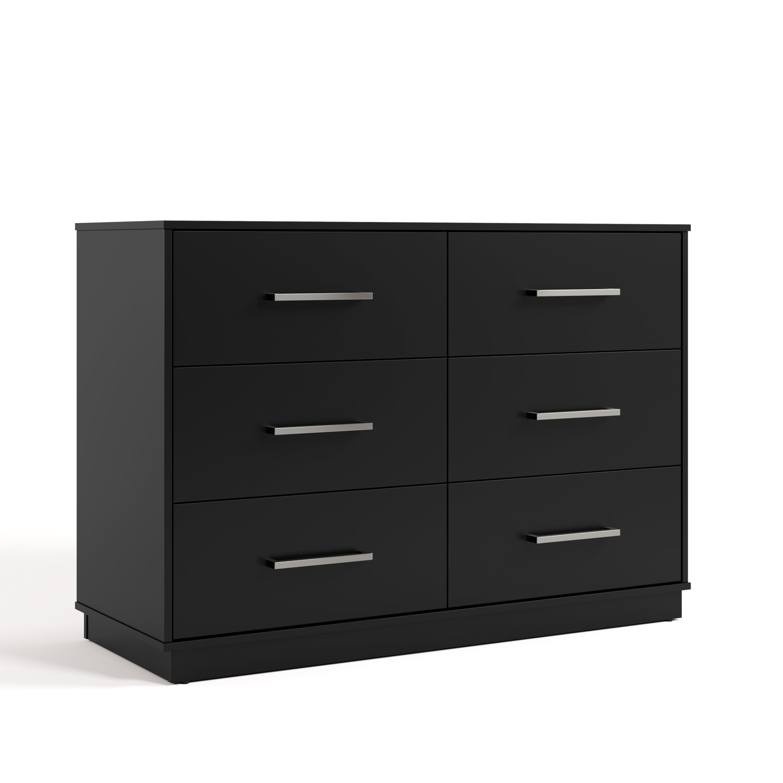 Graco Essentials 6-Drawer Kids Dresser in Black - GREENGUARD Gold Certified Nursery Dresser with Secure Interlocking Drawer System | Perfect for Baby Rooms, Toddler Bedrooms & Children's Storage Needs