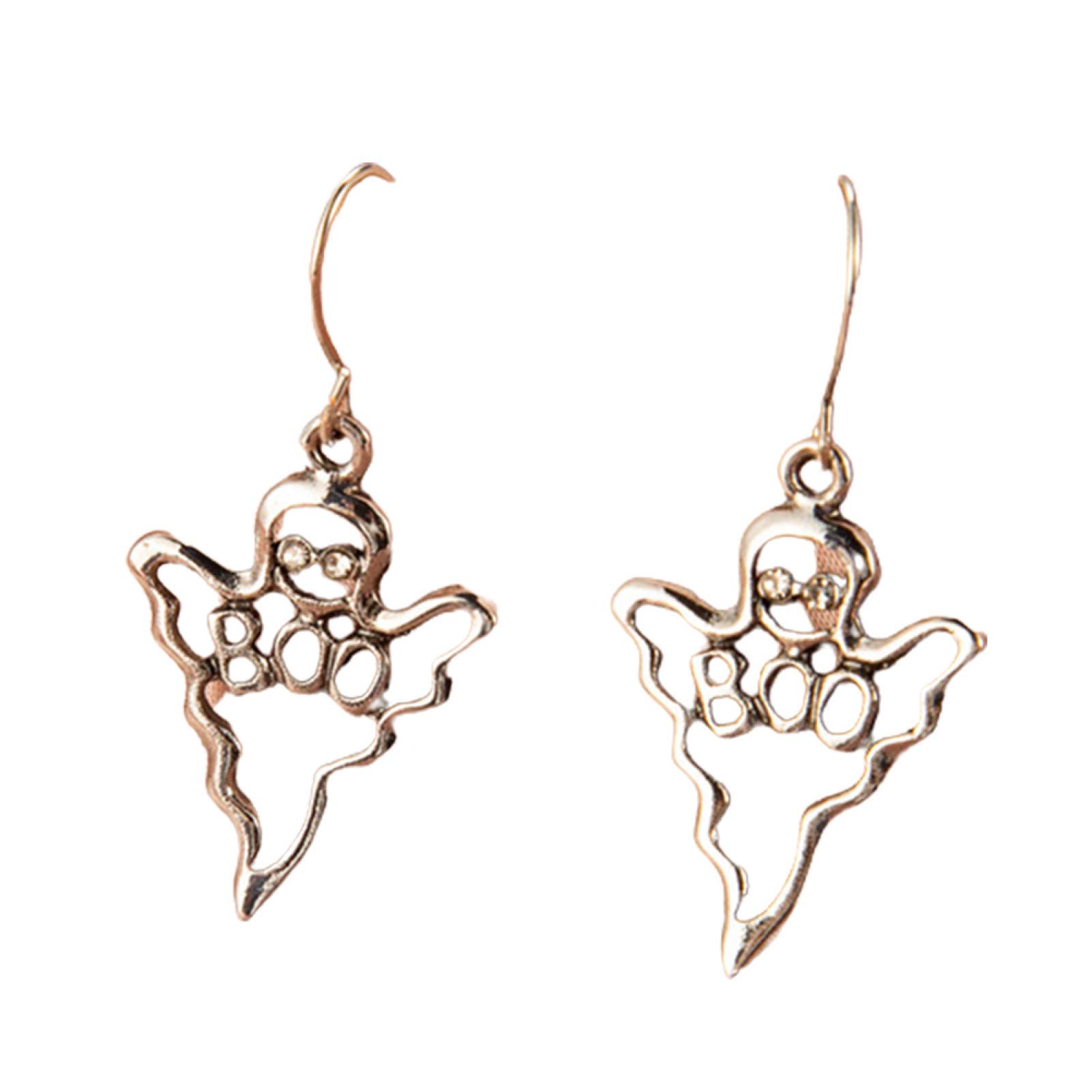 Gothic Ghost Spider Skull Earrings for Women - Halloween Horror Funny Drop Earrings - Perfect for Costume Parties, Cosplay, and Gothic Fashion Accessories