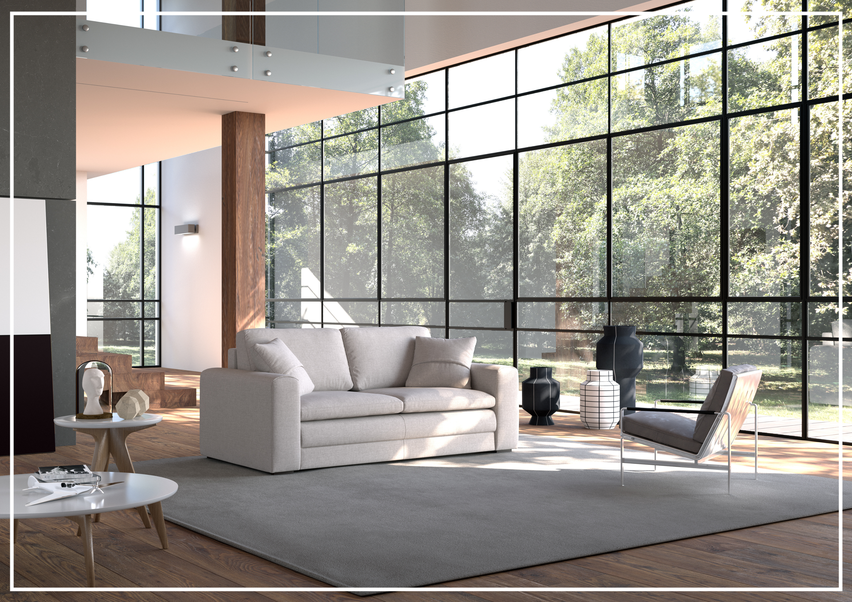 Luonto Cove Queen Sleeper Sofa Bed - Plush Pillow Top Mattress & Touch Hybrid Mechanism for Ultimate Comfort | Perfect for Guest Rooms, Small Apartments & Cozy Living Spaces