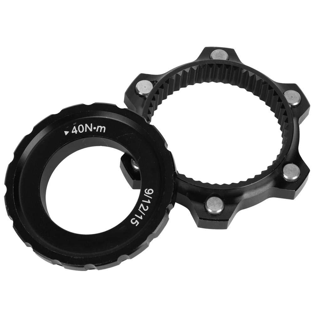 6 Bolt to Center Lock Adapter - Aluminum Alloy Bicycle Brake Rotor Hub Spacer - Compatible with MTB, Road & Cyclocross Bikes - Perfect for Wheel Upgrades & Disc Brake Conversions