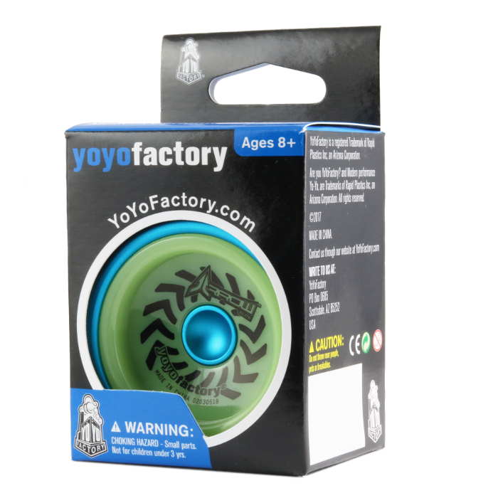 YoYoFactory Arrow Metal Yo-Yo - Professional Unresponsive Yo-Yo for Advanced Players - Perfect for Tricks, Competitions & Performance