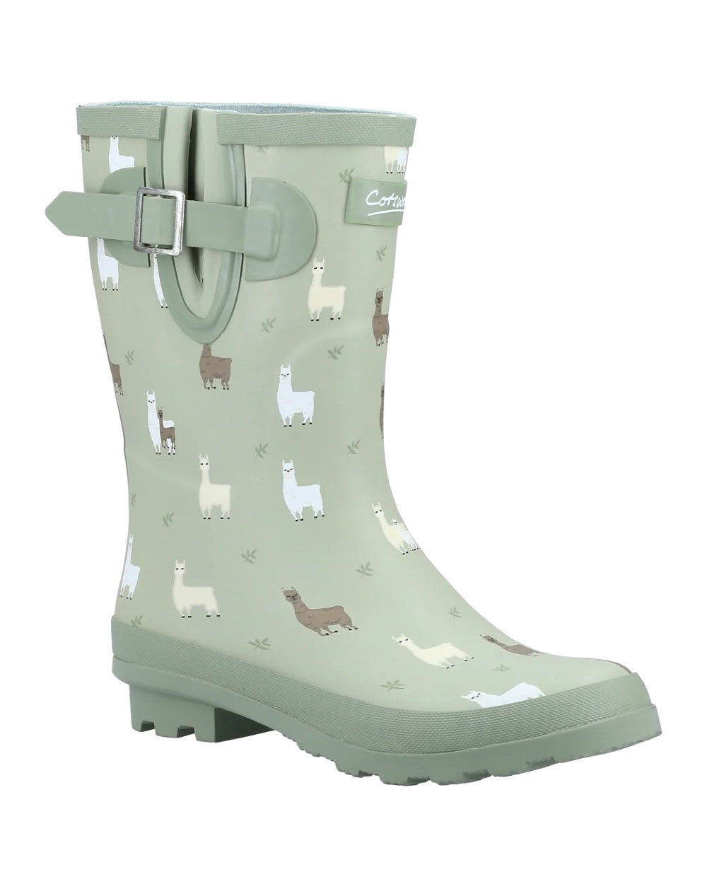 Cotswold Women's Farmyard Mid Wellington Boots - Waterproof Rubber Rain Boots for Gardening, Farming & Outdoor Activities