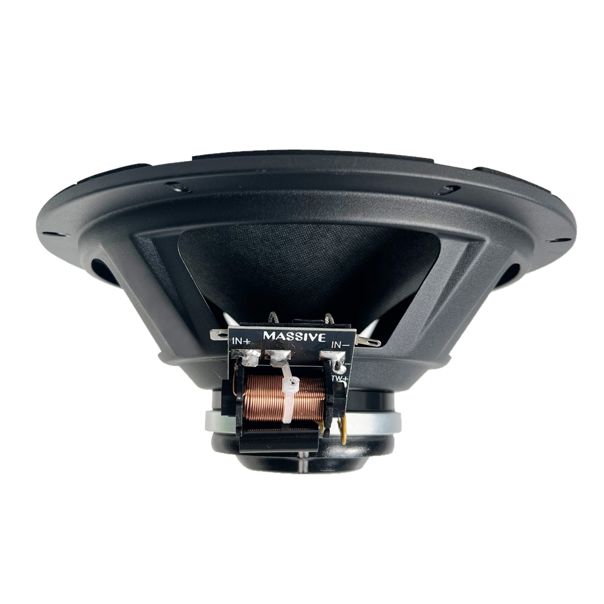 P8NTI 8-Inch 4 Ohm Mid Bass Pro Audio Coaxial Neodymium Weatherproof Speaker - 160 Watts RMS (Each) - Perfect for Outdoor Events, Marine & PA Systems
