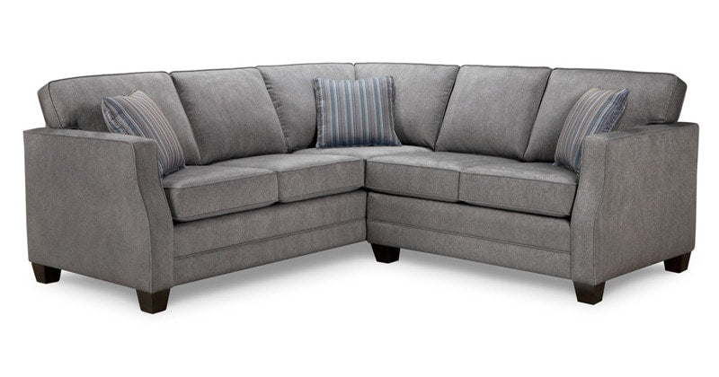 Aaron Charles Modern Slimline Condo Sofa - Compact Sleek Design for Small Spaces, Apartments & Urban Living - Perfect for Studio, Loft or Cozy Home Decor