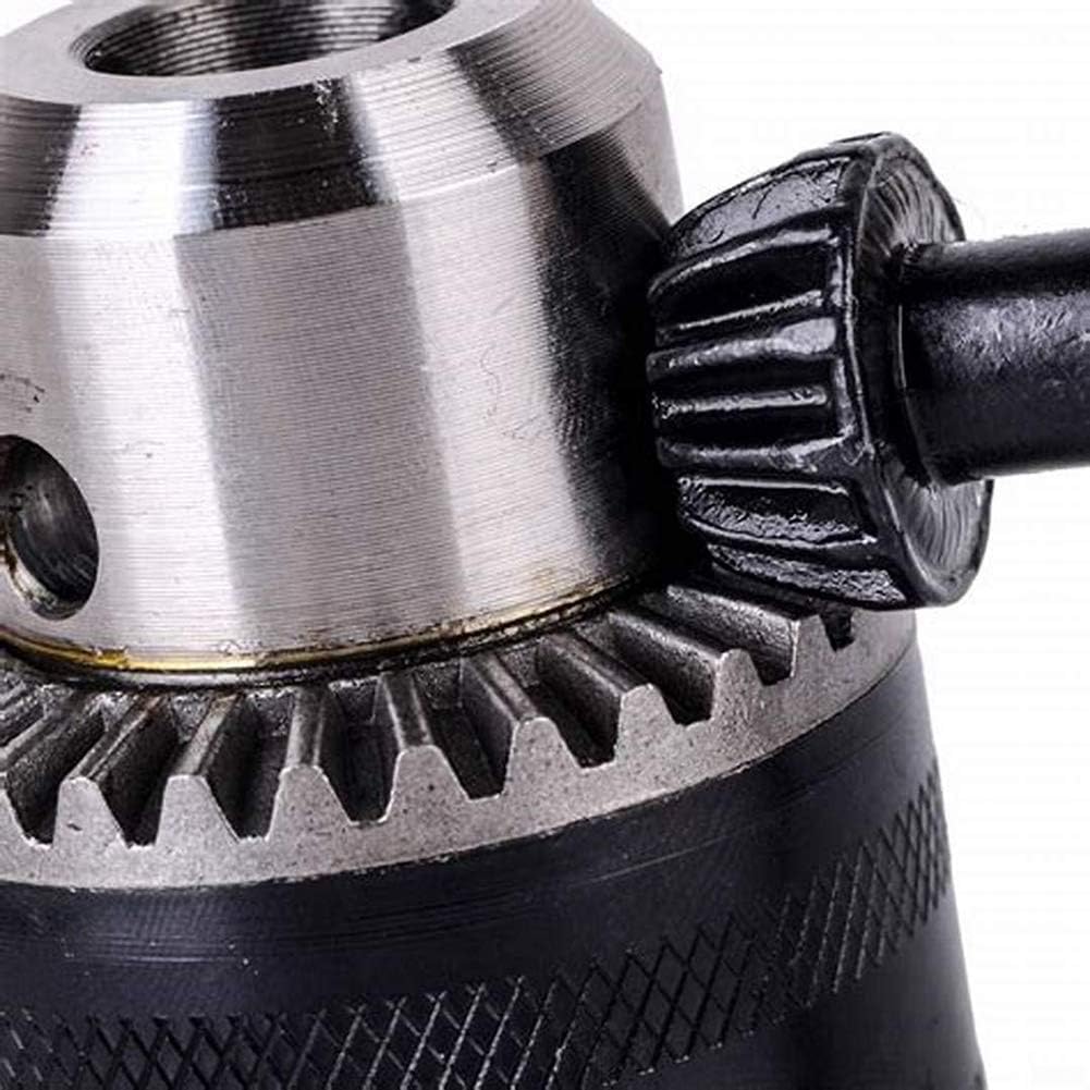 4-Way Metal Chuck Key for Drill Press - Universal Power & Hammer Drill Wrench - Black 4 in 1 Drill Accessory (ZS460) - Perfect for Woodworking, Metalworking & DIY Projects