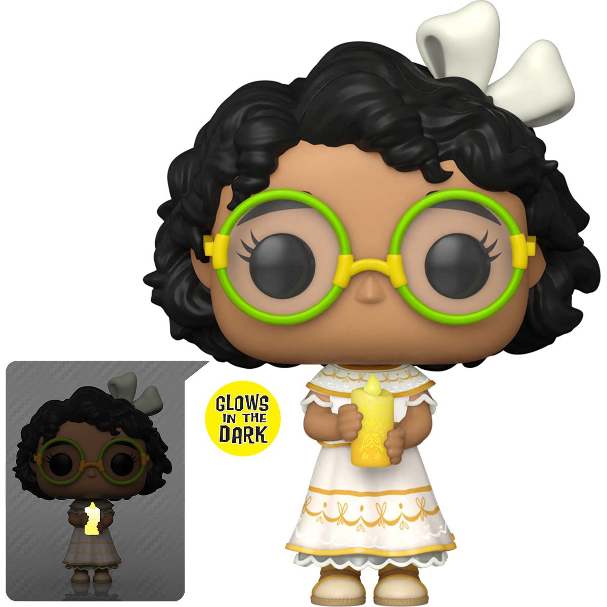 Disney 100 Encanto Mirabel Glow in The Dark Funko Pop! Vinyl Figure #1327 - Collectible Toy for Kids & Adults, Perfect for Home Decor, Gift Giving & Movie Night Accessories