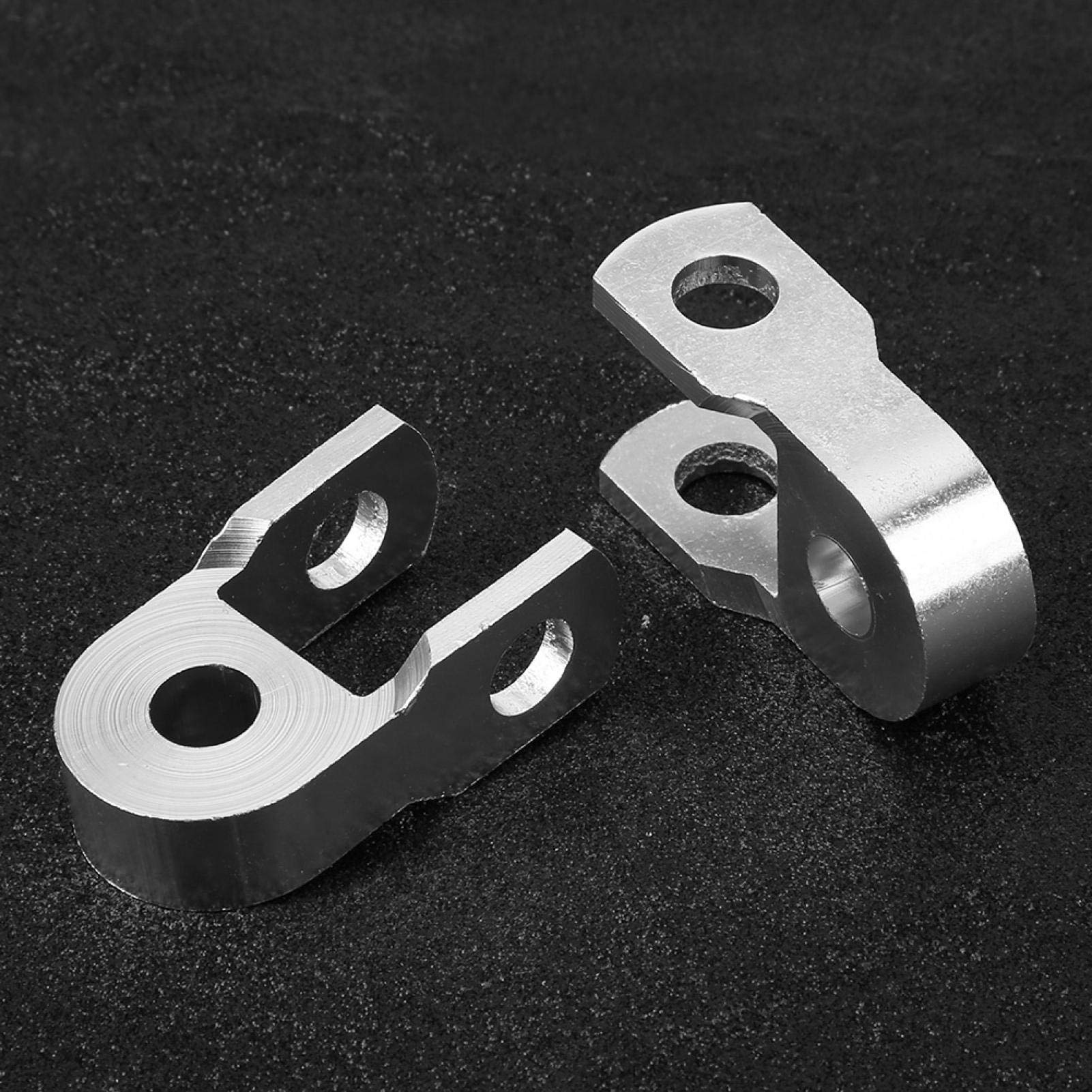 Universal Motorcycle Shock Riser - 2pcs 3cm Rear Shock Absorber for Height Extension & Modification (Silver) - Perfect for Off-Road & Custom Bikes